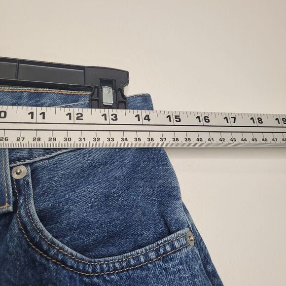 Everlane The Curvy 90s Cheeky Straight Jeans Medium Wash High Rise Size 30 - Picture 9 of 11